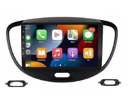 Navigatie radio Hyundai i10 2007-2013, Android OS, Apple Carplay, 9 inch scherm, GPS, Wifi, Bluetooth