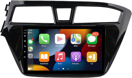 Navigatie radio Hyundai i20 2014-2018, Android OS, Apple Carplay, 9 inch scherm, GPS, Wifi, Bluetooth