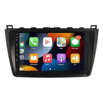 Navigatie radio Mazda 6 2007-2012, Android, Apple Carplay, 9 inch scherm, GPS, Wifi, Mirror link, Bluetooth