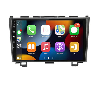 Navigatie radio Honda CR-V 2007-2011, Android OS, Apple Carplay, 9 inch scherm, Canbus, GPS, Wifi, OBD2, Bluetooth, 3G/4G