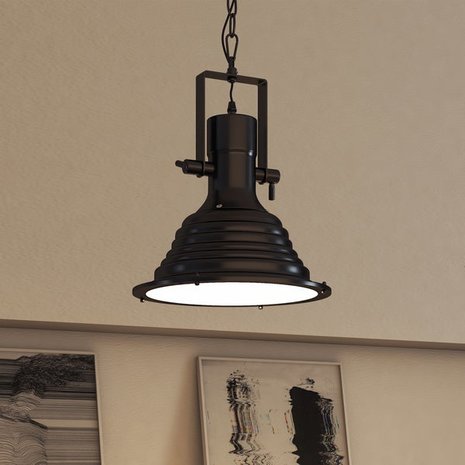 Verenigen Ventileren Vervuild Stoere Robuuste Vintage Industriële Hanglamp | Retro Metalen Bar Cafe Style  Hang Lamp | Inclusief Edison Filament Lichtbron | Kleur Zwart -  Bestgadgets4u
