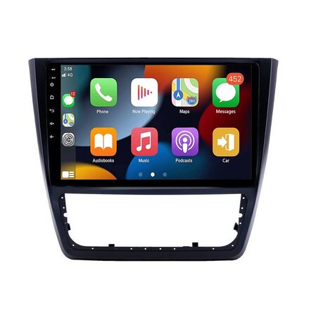 Navigatie radio Skoda Yeti 2009-2014, Android OS, Apple Carplay, 10.1 inch scherm, GPS, Wifi, Mirror link, DAB+, Bluetooth, Can