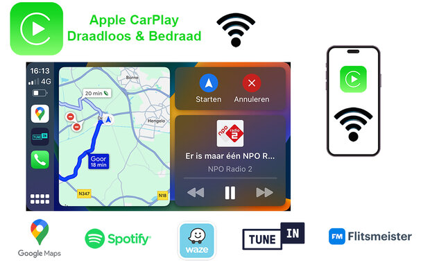 Navigatie radio Hyundai i20 2008-2012 Manual Airco, Android OS, Apple Carplay, Android Auto, 9 inch scherm, GPS, Wifi, Bluetooth