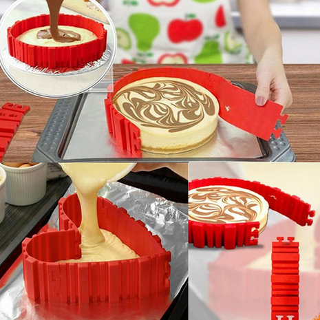 oppakken Omkleden Toegepast Magic Snake Cake Vorm | Flexibele Siliconen Bakvorm Multifunctioneel | Bak  Vorm in verschillende Stylen | Cake Vorm 4 stuks - Bestgadgets4u