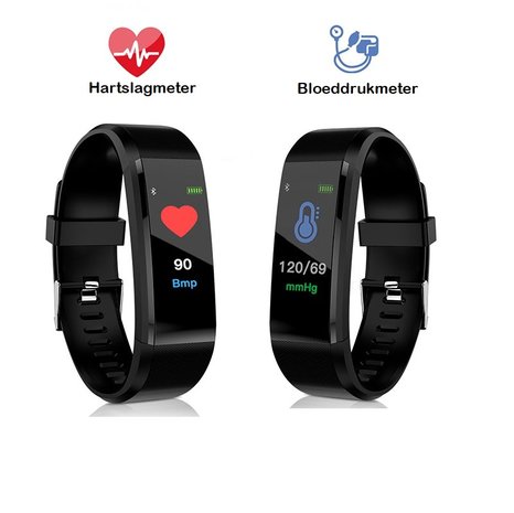 module insluiten bedreiging Fitness Activity Tracker met Hartslagmeter en Bloeddrukmeter | Fitness  Activity Tracker Smart Watch met OLED Kleurendisplay en Nederlandstalige  App - Bestgadgets4u
