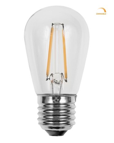 kamp Gepensioneerde Kruipen 3x Retro LED Filament Lamp E27 fitting | Vintage Warm Wit 2700K 2 Watt  Dimbaar | Retro LED Bulb | Set van 3 of 6 stuks - Bestgadgets4u